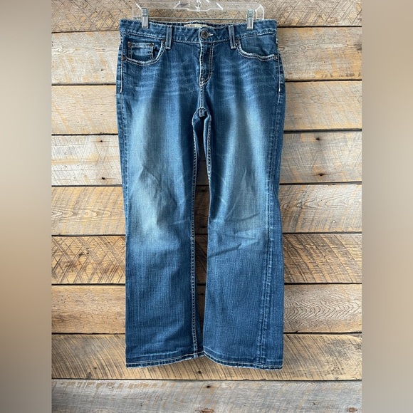 Buckle BKE Kate Bootcut Jeans Women's 32x31.5 Denim Blue Stretch - Picture 1 of 15